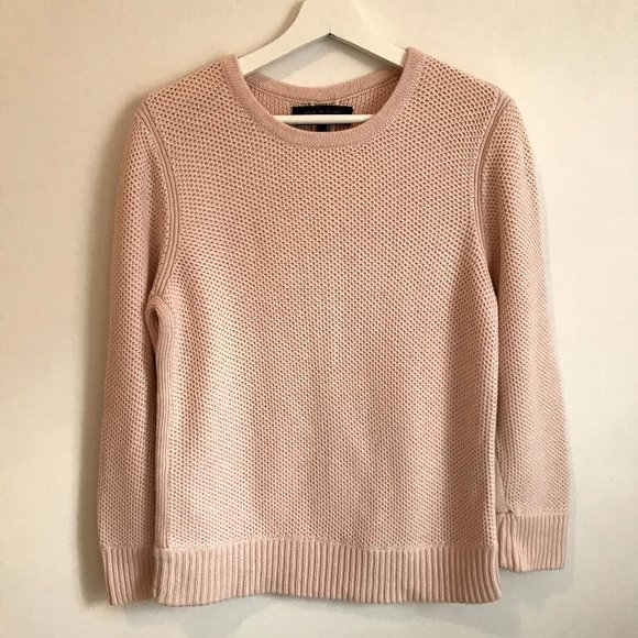 rag & bone Sweaters - Rag & Bone Pale Pink Cotton Sweater